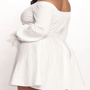 Off the shoulder dress